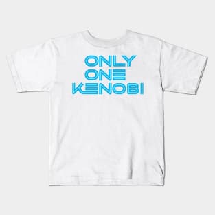 Only One Kenobi (Blue) #01 Kids T-Shirt